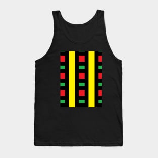 Rasta Africa abstract art design Tank Top